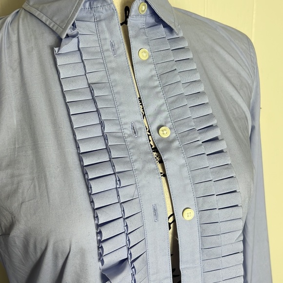 Banana Republic Ruffle Detail Button-Up Blouse - Picture 3 of 8